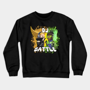 DJ Battle : Present Mic Vs Lúcio Crewneck Sweatshirt